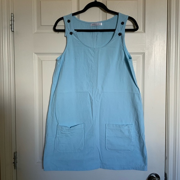 Blue jumper style dress - Picture 1 of 4
